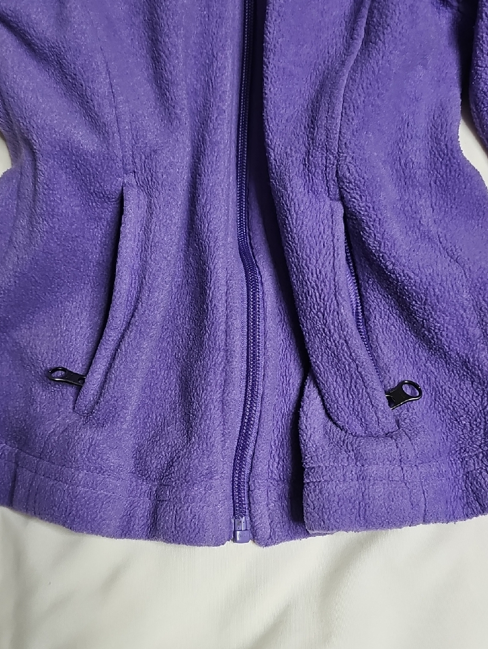 Columbia Lavender Full-Zip Fleece Jacket - Picture 2 of 5